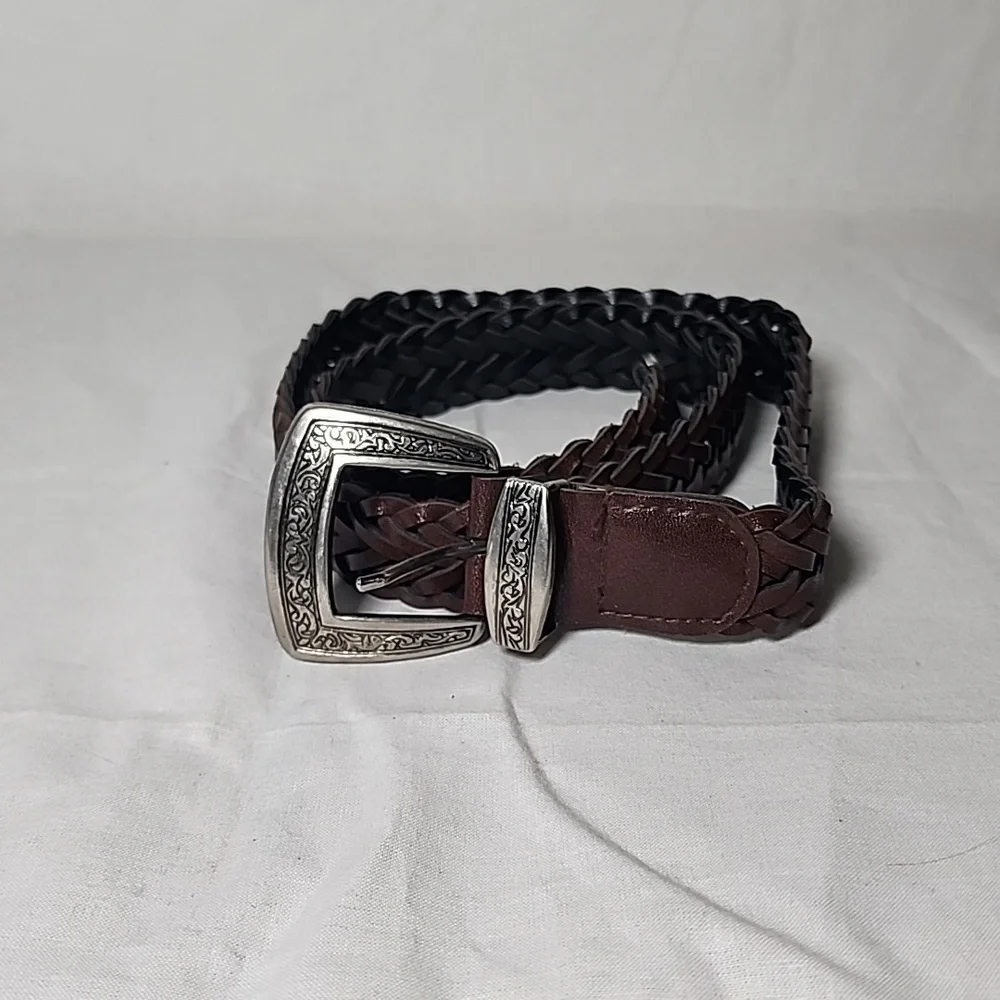 BRAIDED Brown Belt Size L 🧡